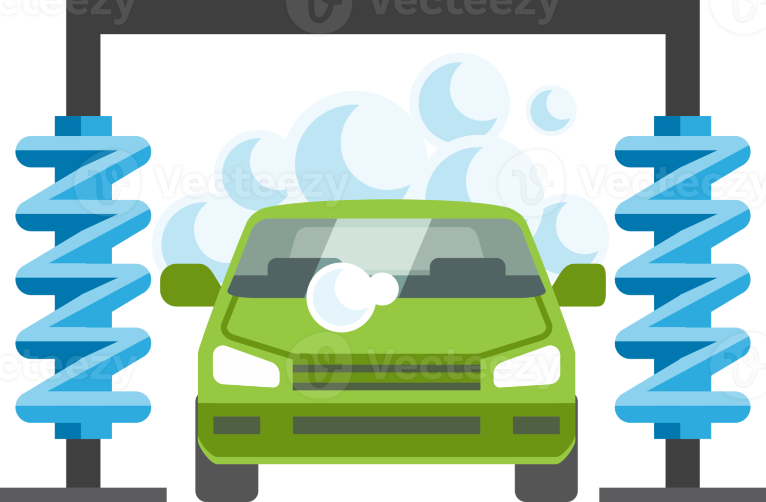 car wash service flat icon png