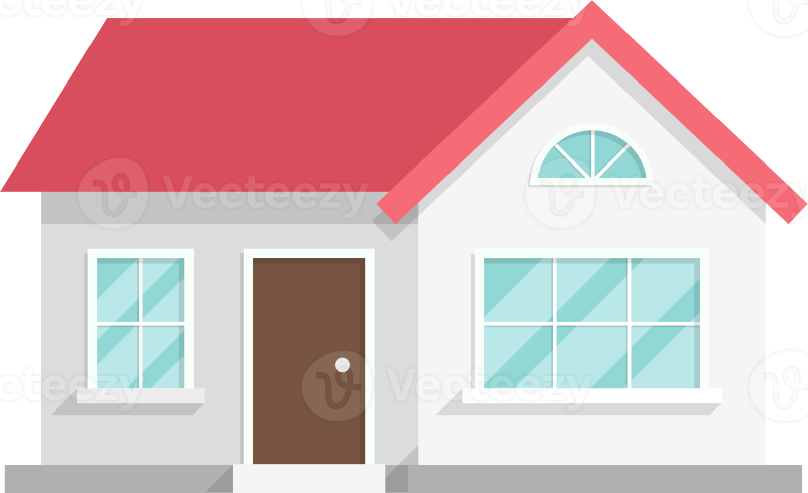 house flat color png