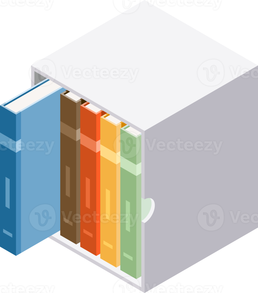 book flat color png