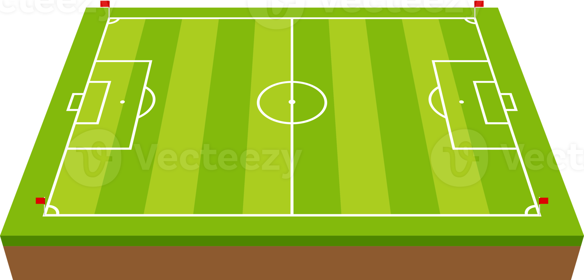 Soccer field green color png