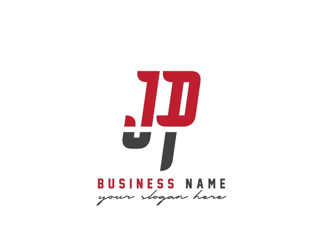 Minimalist Jp Logo Icon, Alphabet JP Letter Logo Design vector
