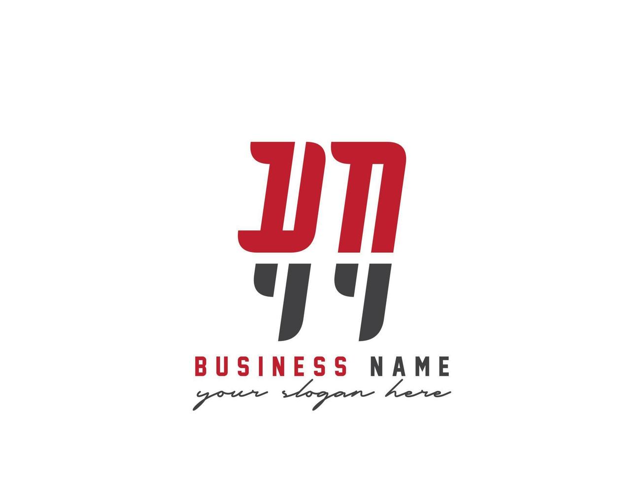 Stylish Ka Letter Logo, Typography KN Logo Icon Vector Stock