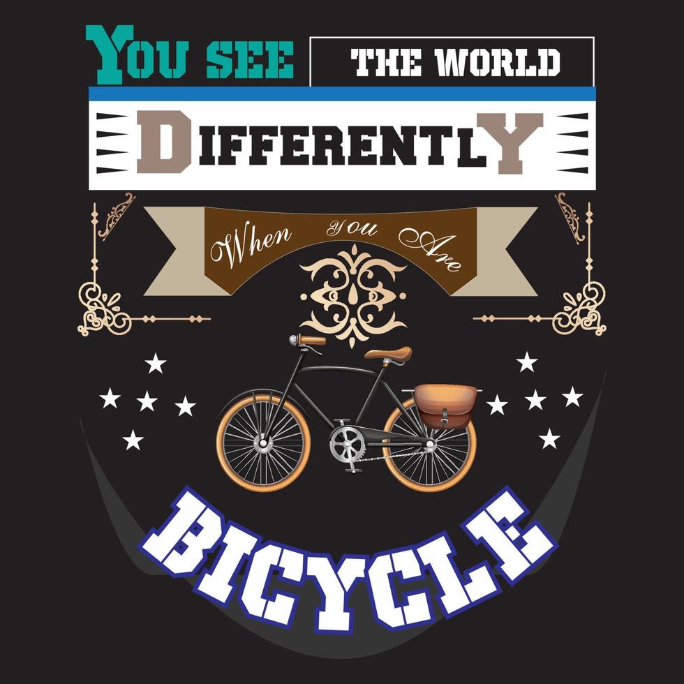 Bi-cycle unique  design vector