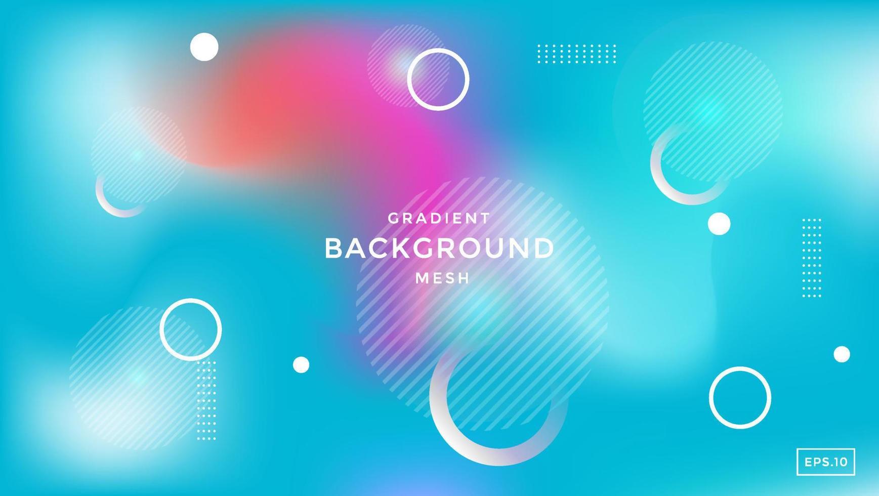Abstract modern fluid mesh background with gradient colors is perfect for templates, banners, flyers, posters, etc. vector