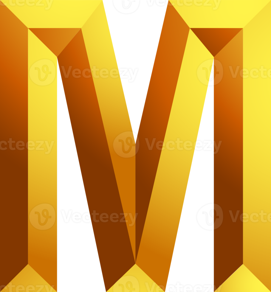 Alphabet gold colour png