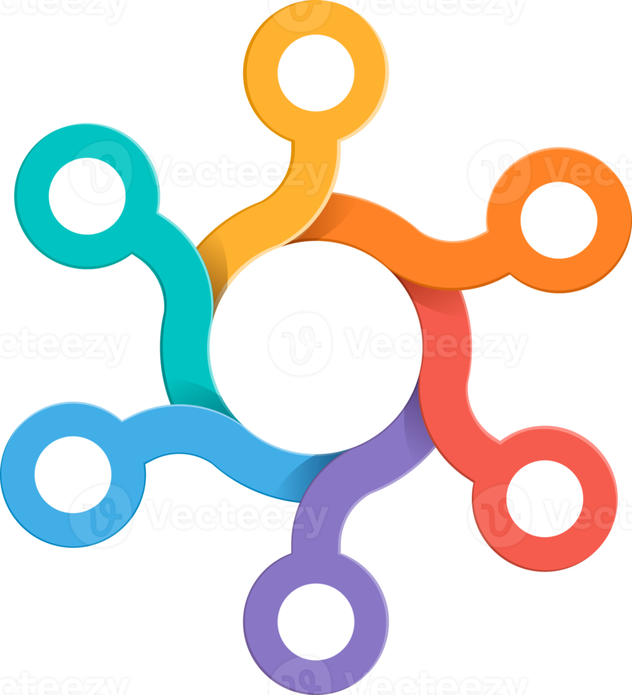 modèle de fond infographie points png