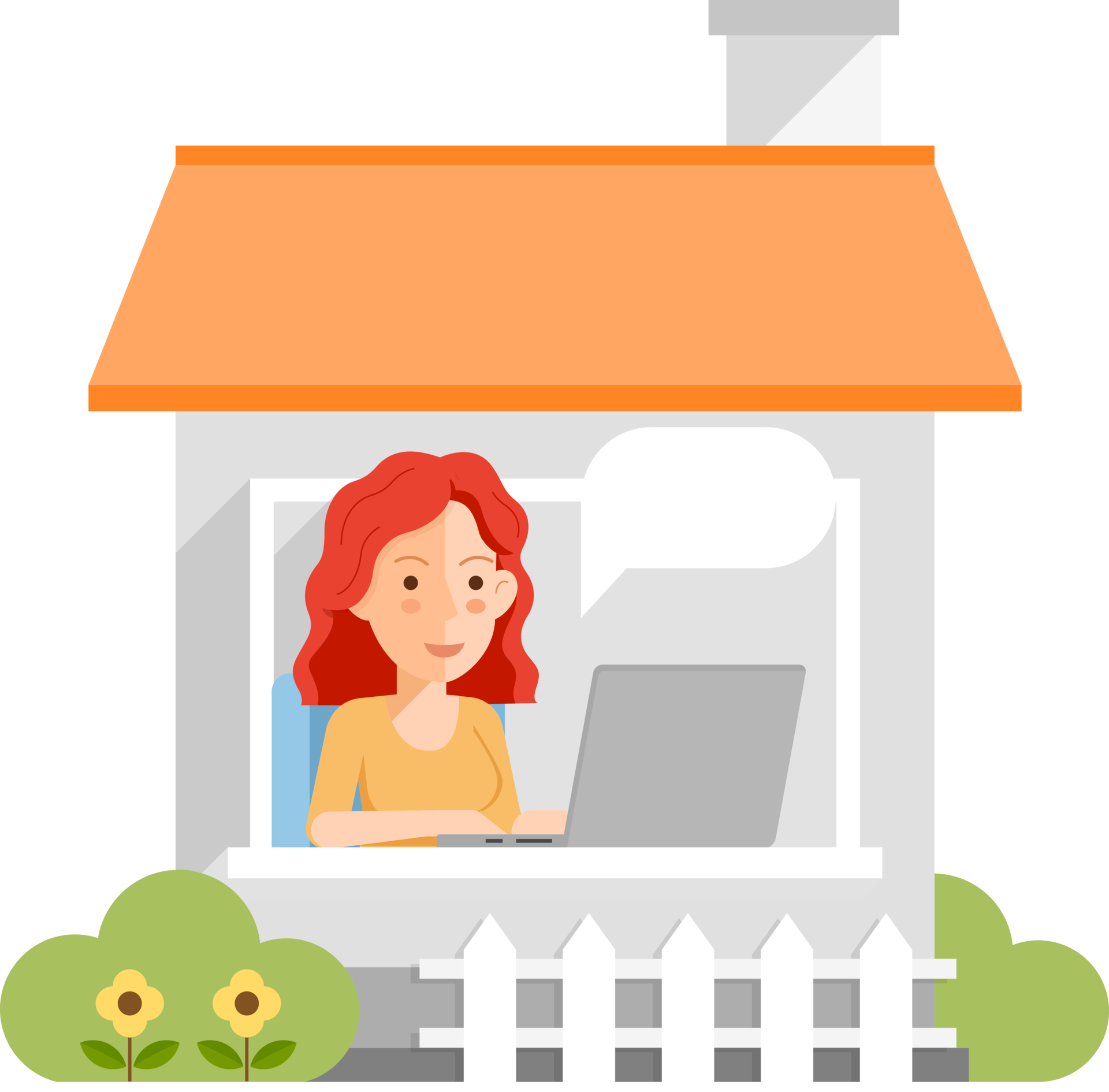 Woman Playing Computer At Home 18925214 PNG woman-playing-computer-at-home-18925214-png