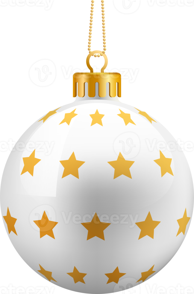 gold christmas balls ornament png