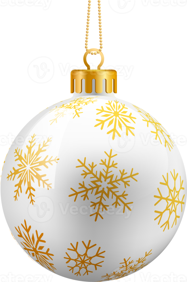 gold christmas balls ornament png