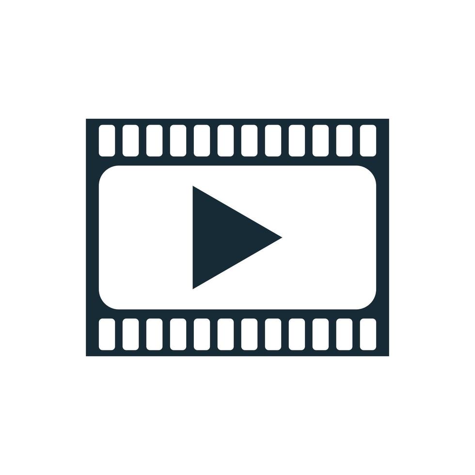 Cinema Player Icon Design Template Elements vector