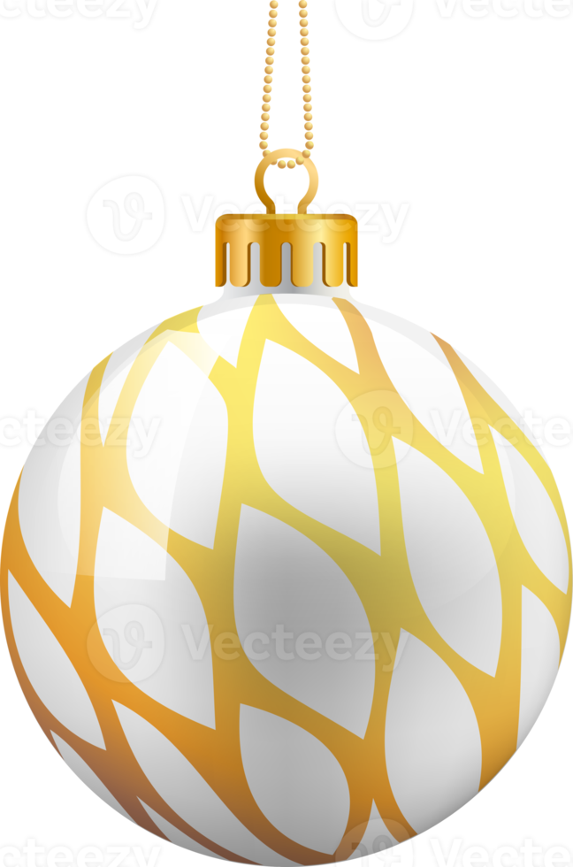 gold christmas balls ornament png