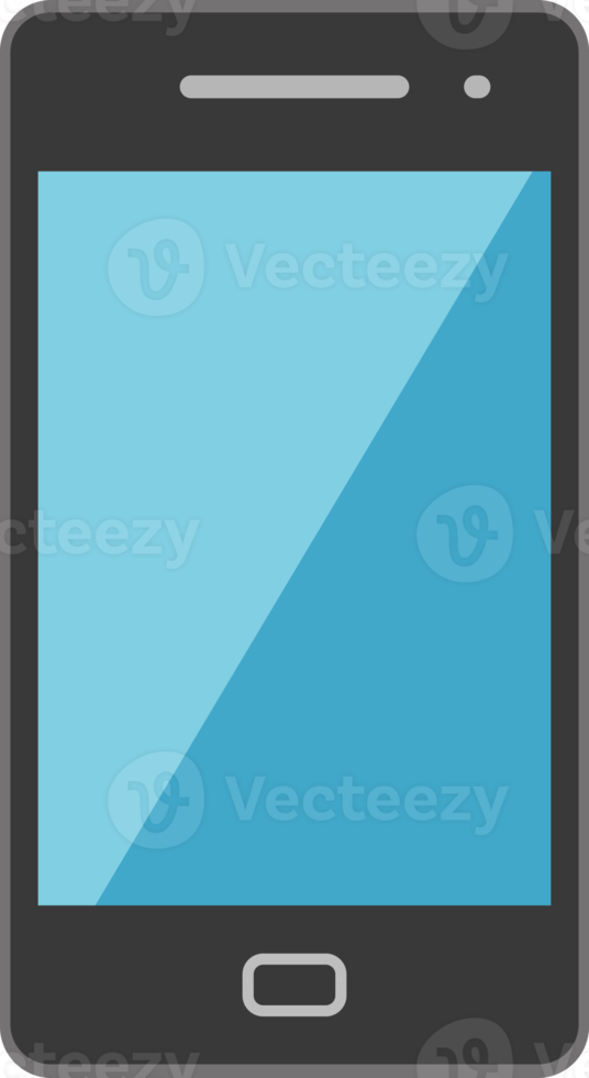 Mobile flat color png