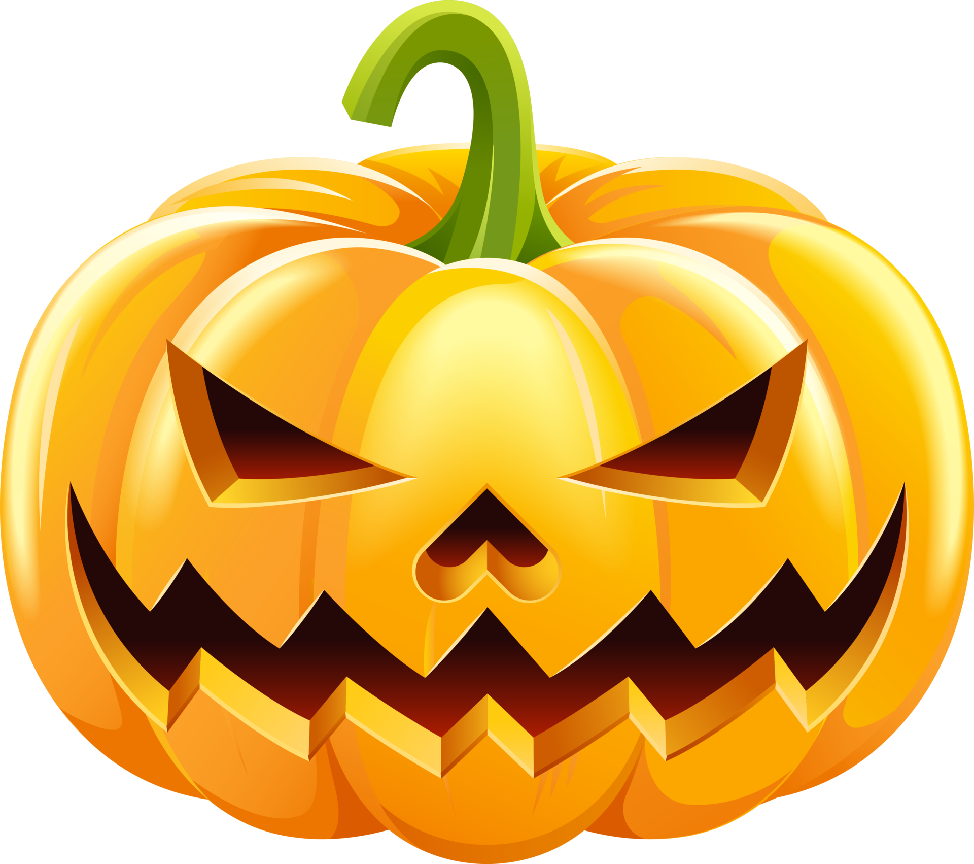 cabeça de abóboras de halloween 18925855 PNG