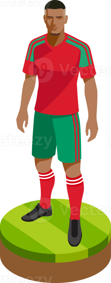 Soccer football player png