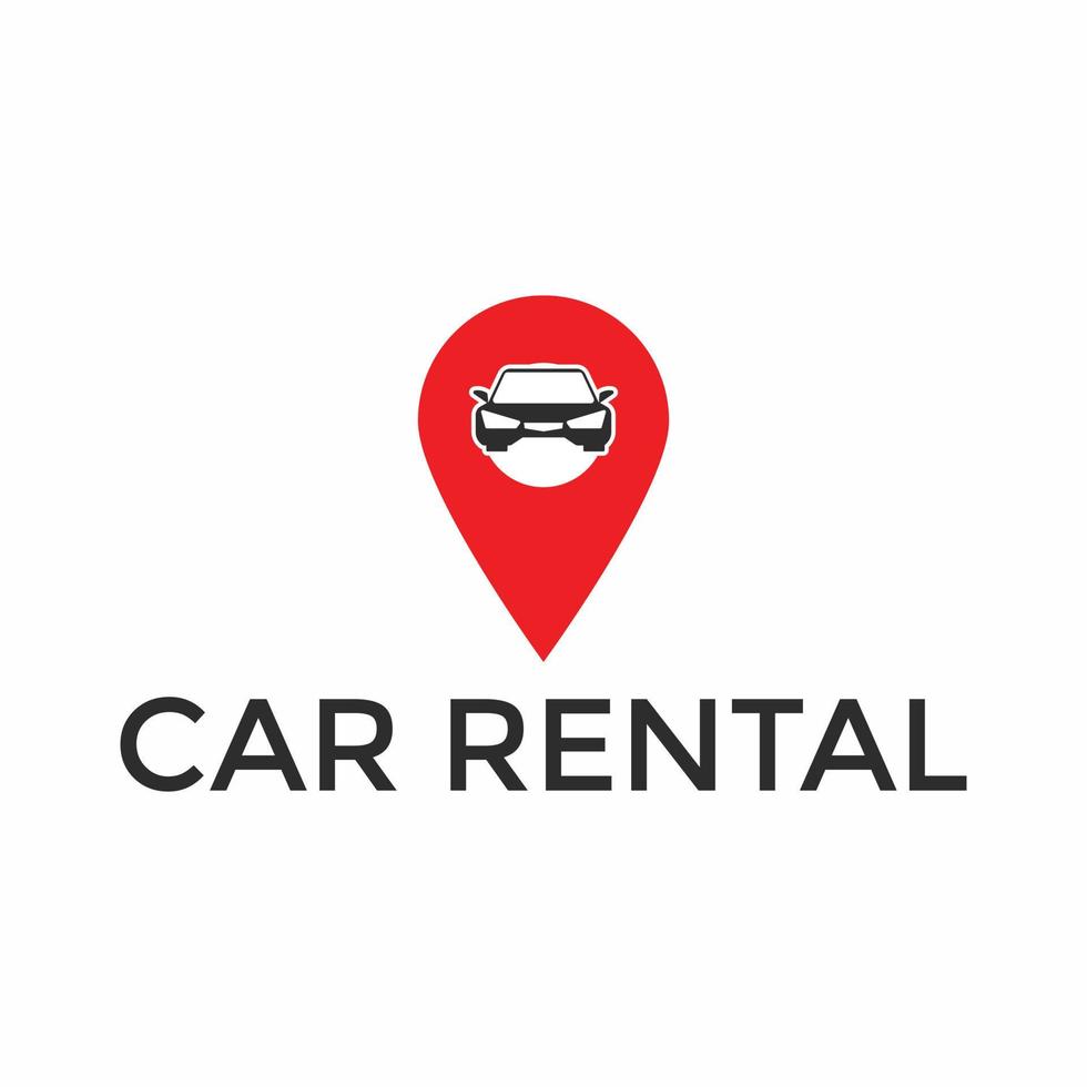 Car Rental Logo Template Design Vector, Emblem, Design Concept, Creative Symbol, Icon vector