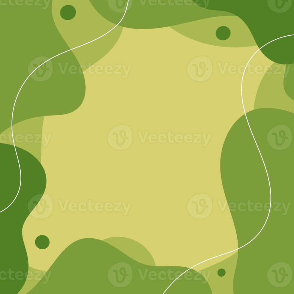 abstract green shapes background. illustration.. photo