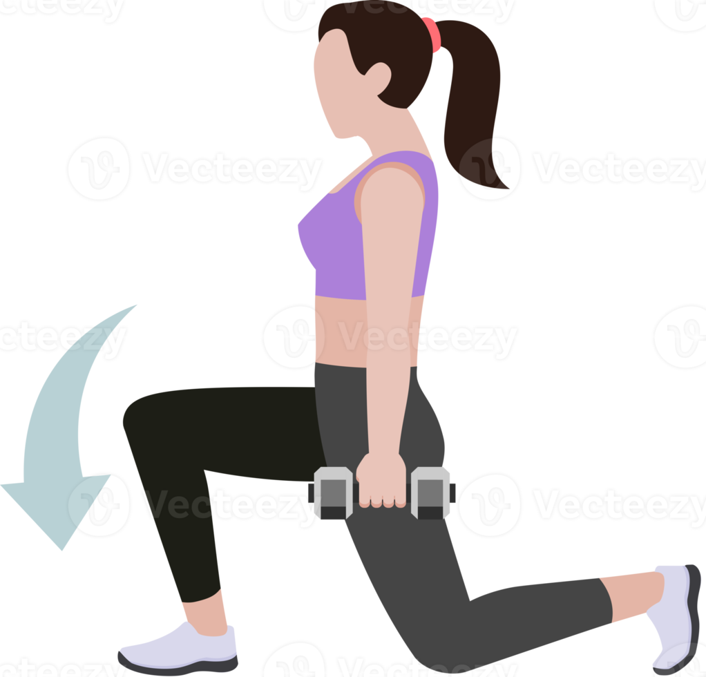 woman workout fitness and exercises png