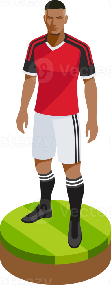 Soccer football player png