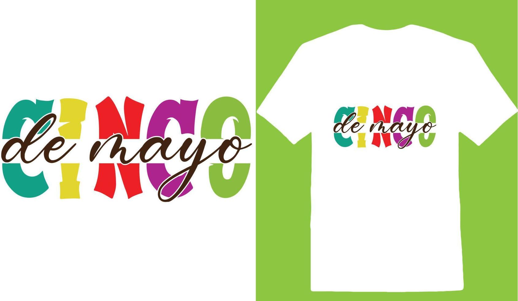 Cinco De Mayo T-Shirt Design vector