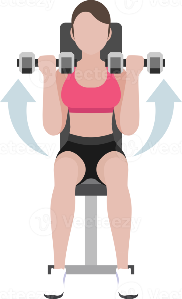 mujer entrenamiento fitness y ejercicios png
