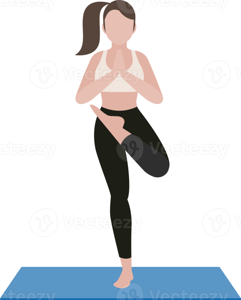 Yoga postures exercises png