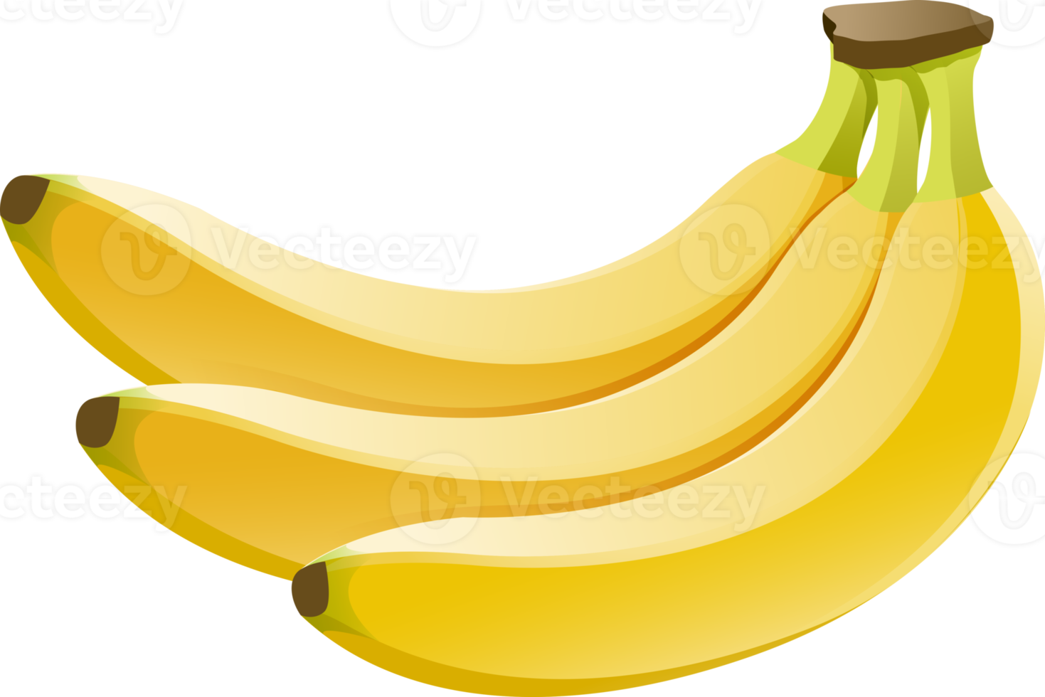 Banana color illustration 18926269 PNG
