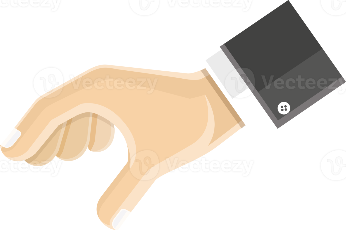 bedrijf hand- symbool icoon png