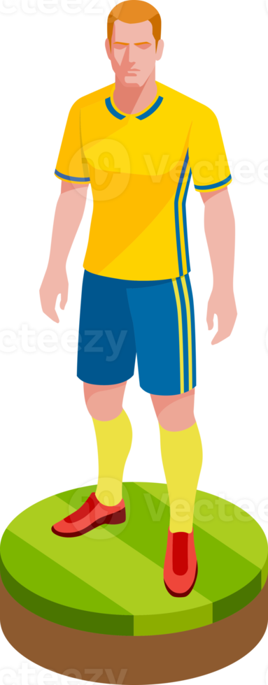 Soccer football player png