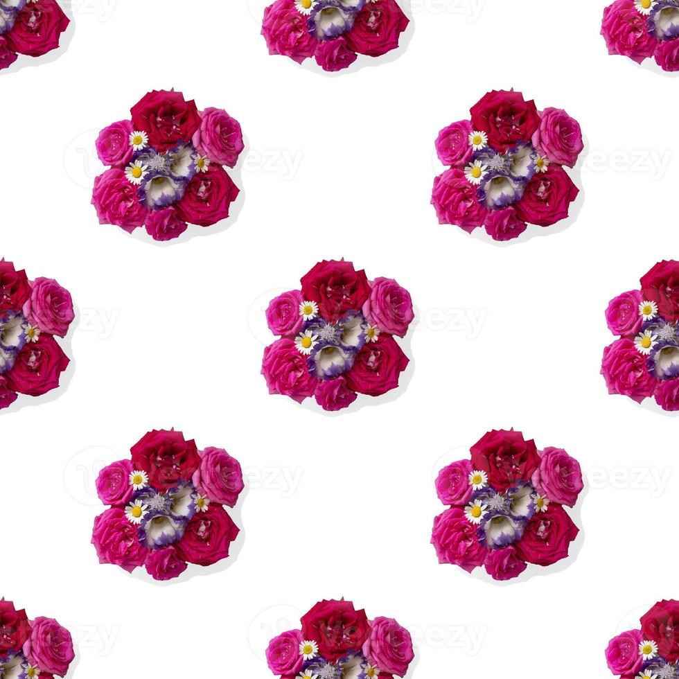 Rose pattern. Pattern at dawn or wallpaper photo