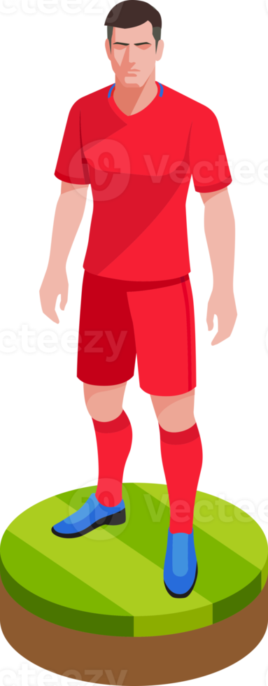 Soccer football player png