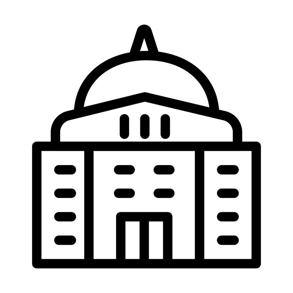 diseño de icono de edificio de gobierno vector