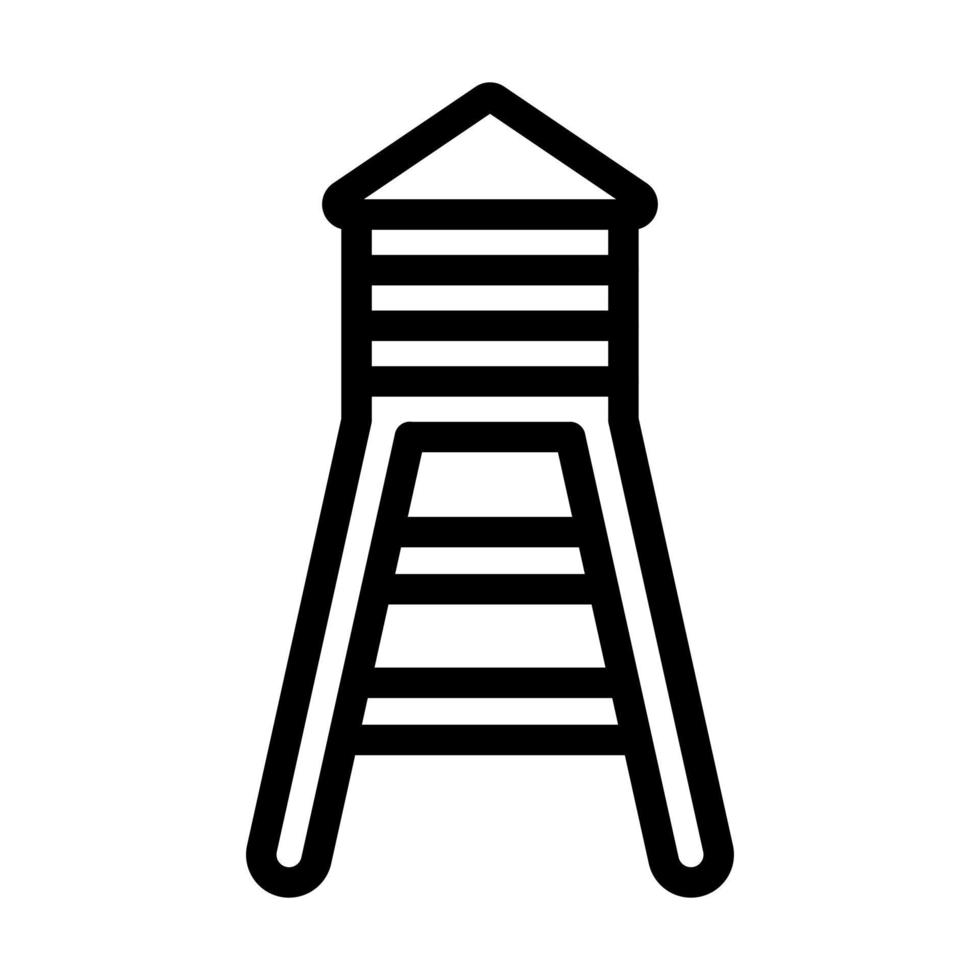 diseño de icono de torre de agua vector