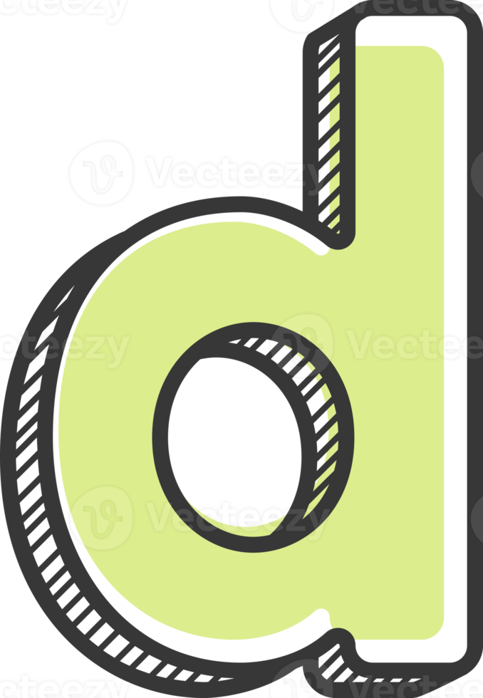 alfabet markeerstift kleurrijk tekening doopvont stijl png