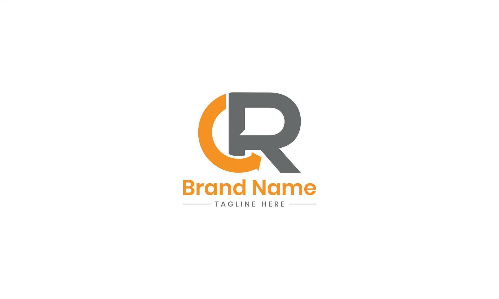 diseño de logotipo de monograma de letra cr diseños de logotipo de vector rc, logotipo de cr