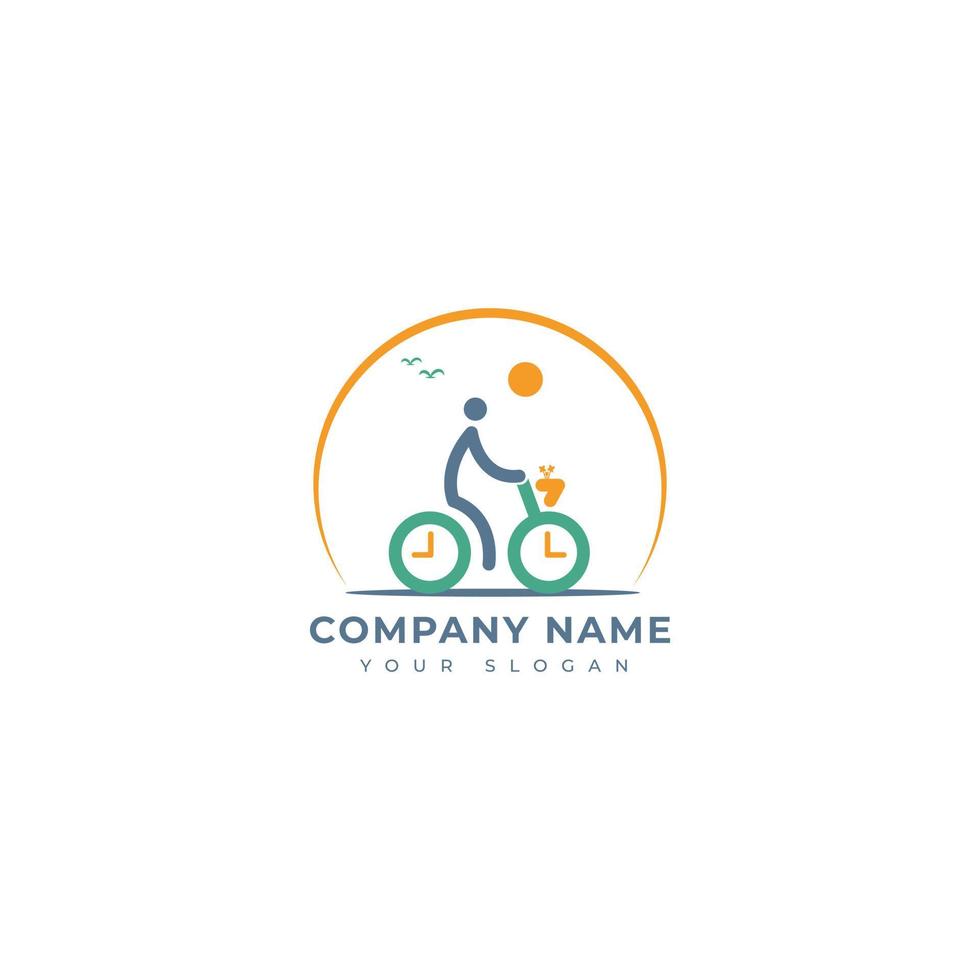 Life journey logo vector design template