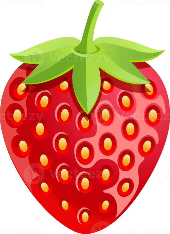 Strawberry color illustration png