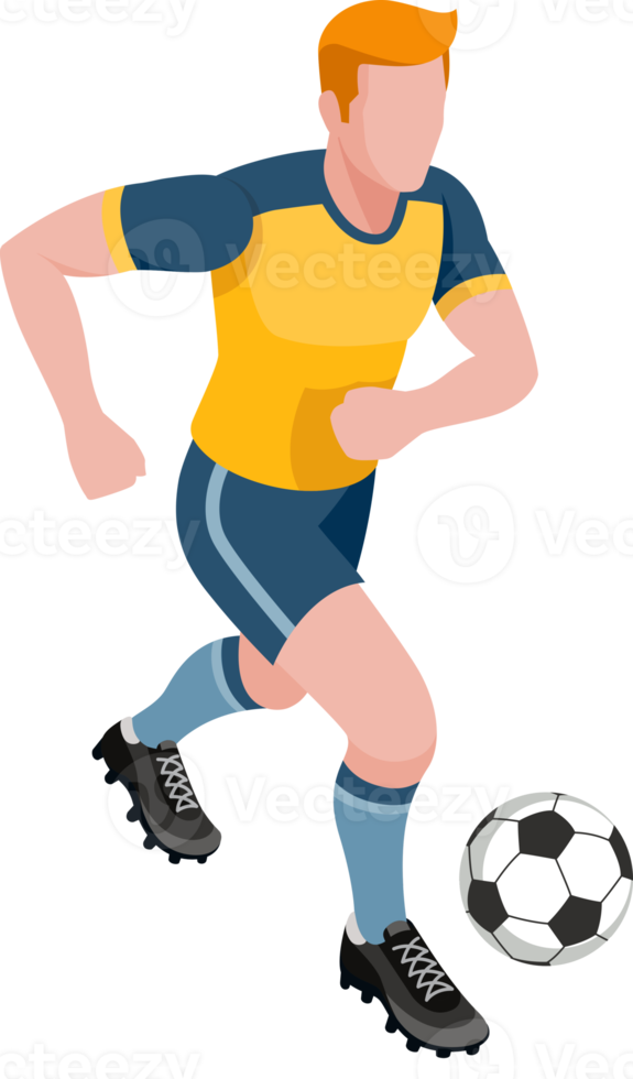 Soccer player sport people png