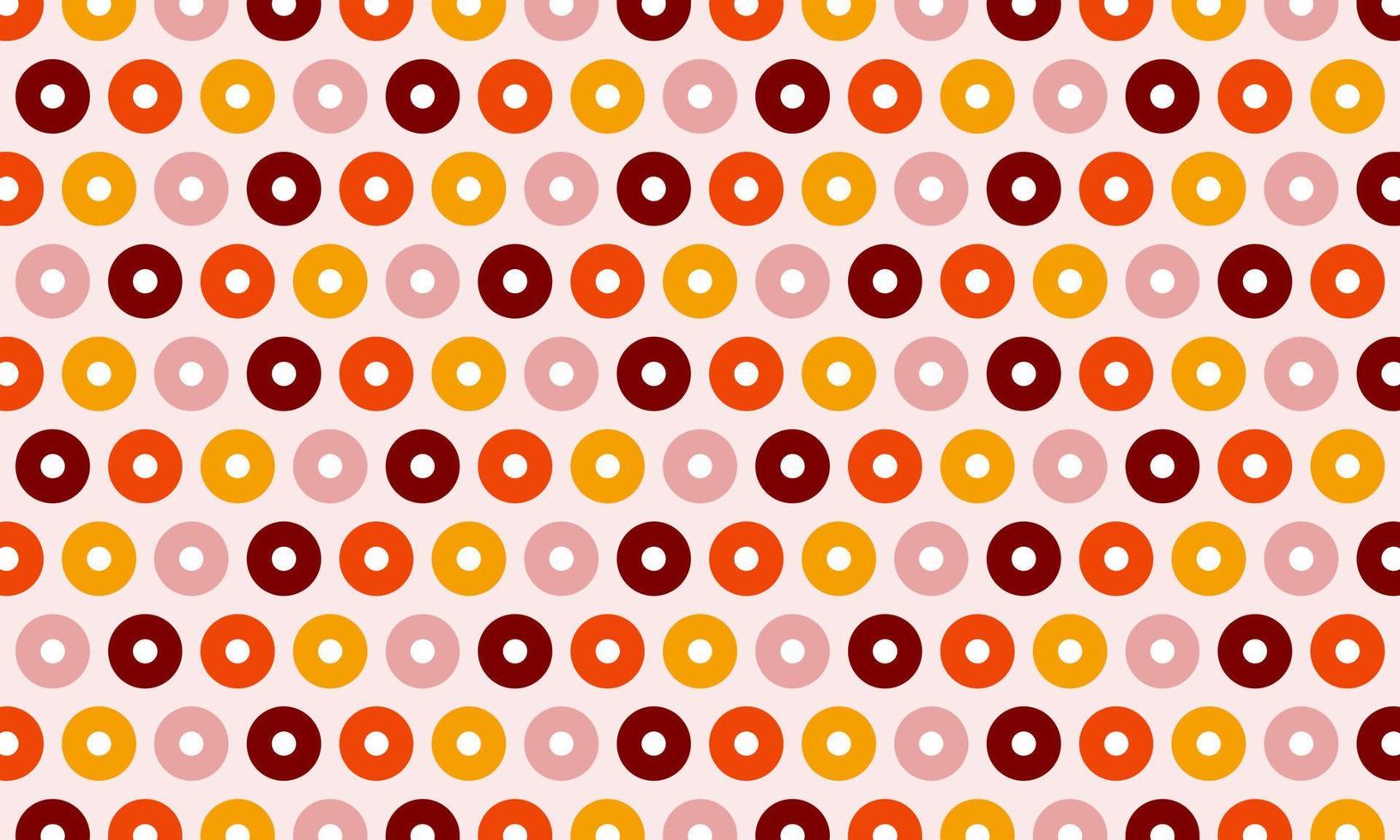 Dot seamless pattern banner with colorful vector