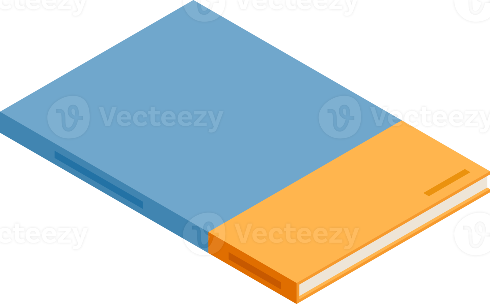 book flat color png