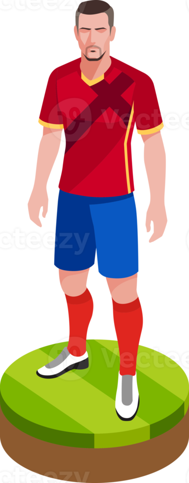 Soccer football player png