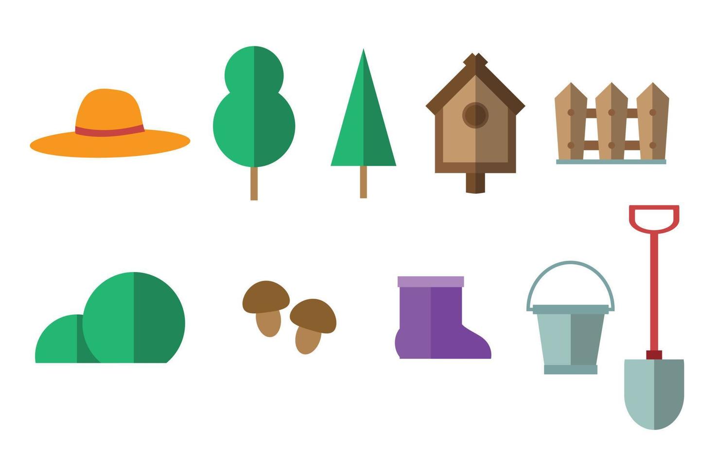 Farming Icons. Set of farming icons. Vector illustration