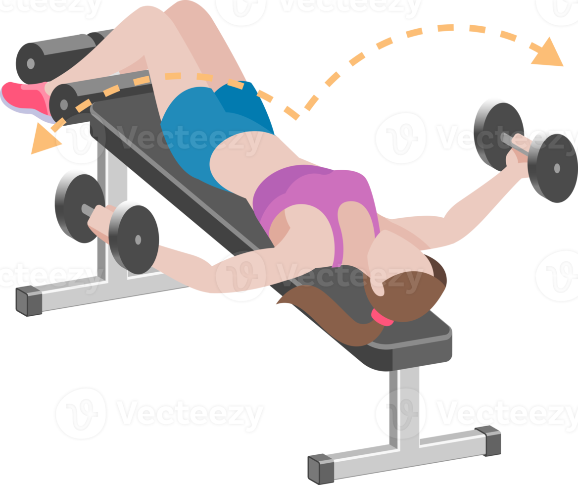 Woman workout fitness png