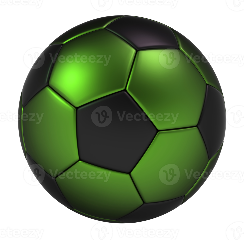 soccer ball 3d illustration png