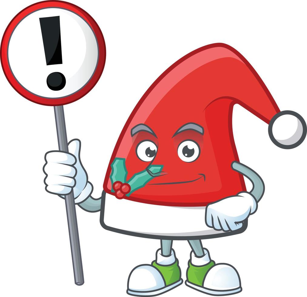 Santa Claus Hat Cartoon vector