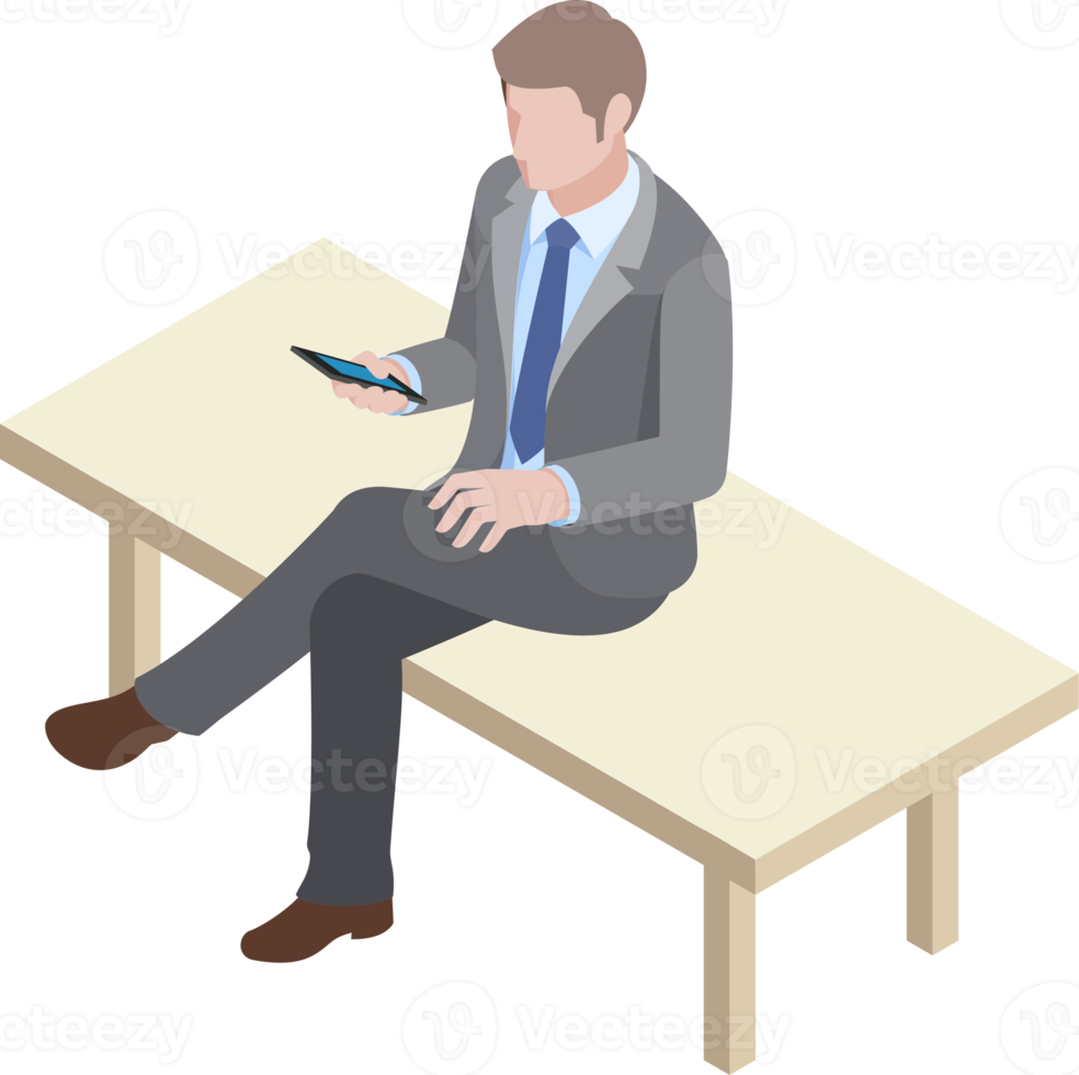 business people flat color png