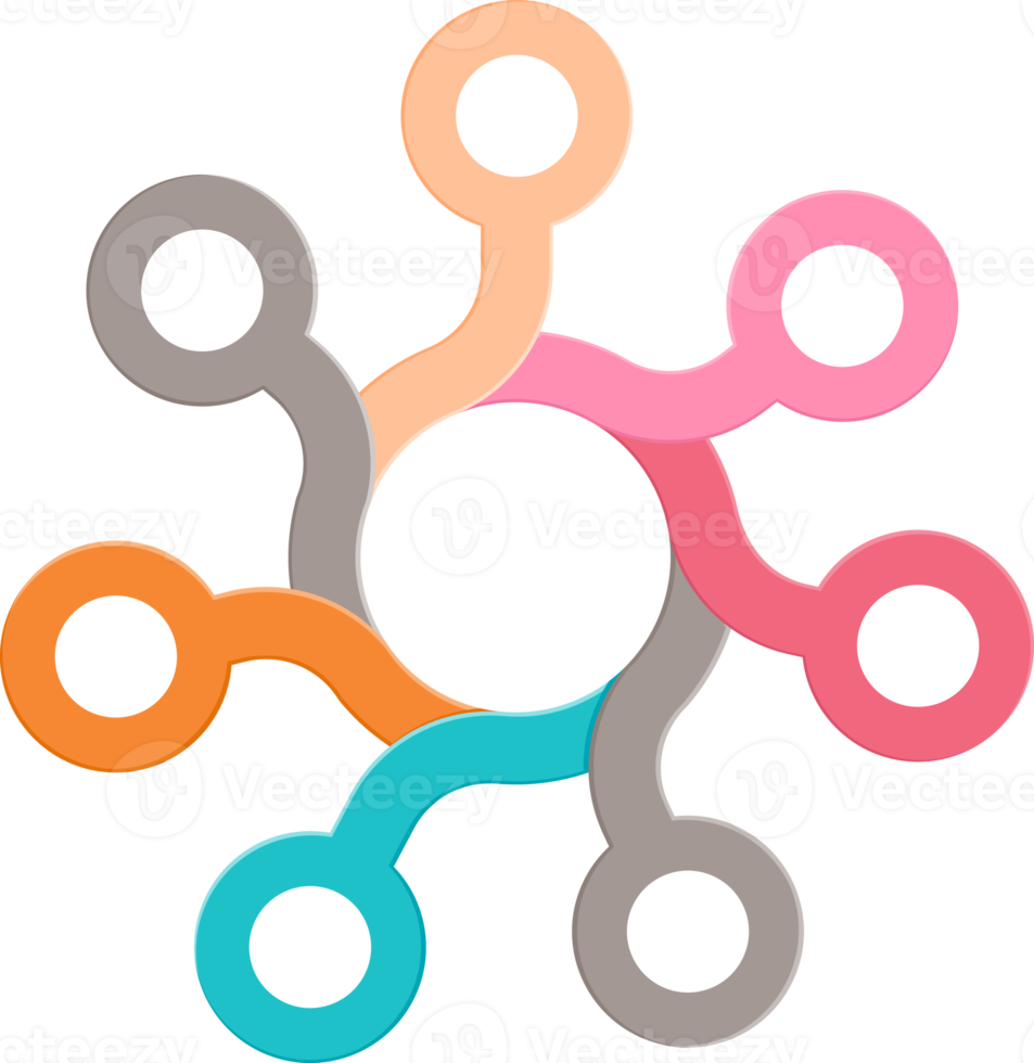 modelo de fundo de infográficos de pontos png