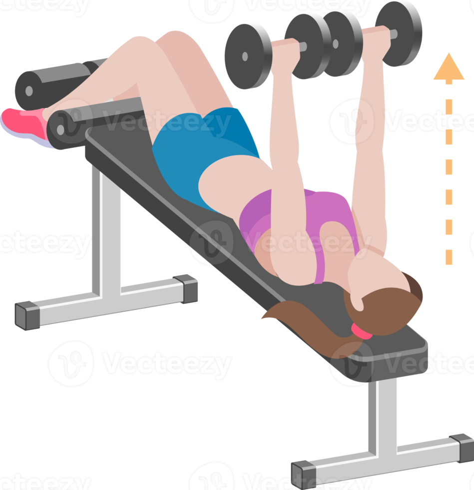 Woman workout fitness png