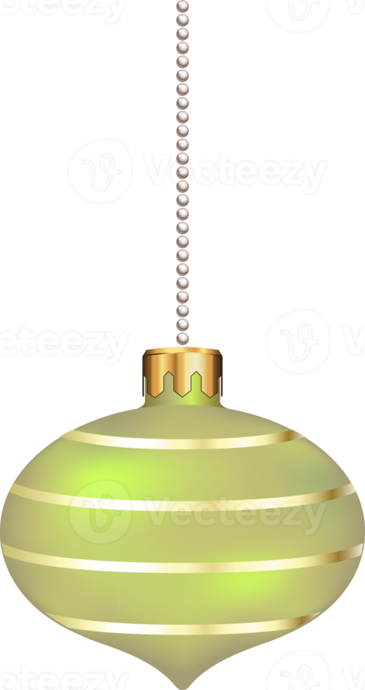 jul bollar ornament hängande på guld tråd png