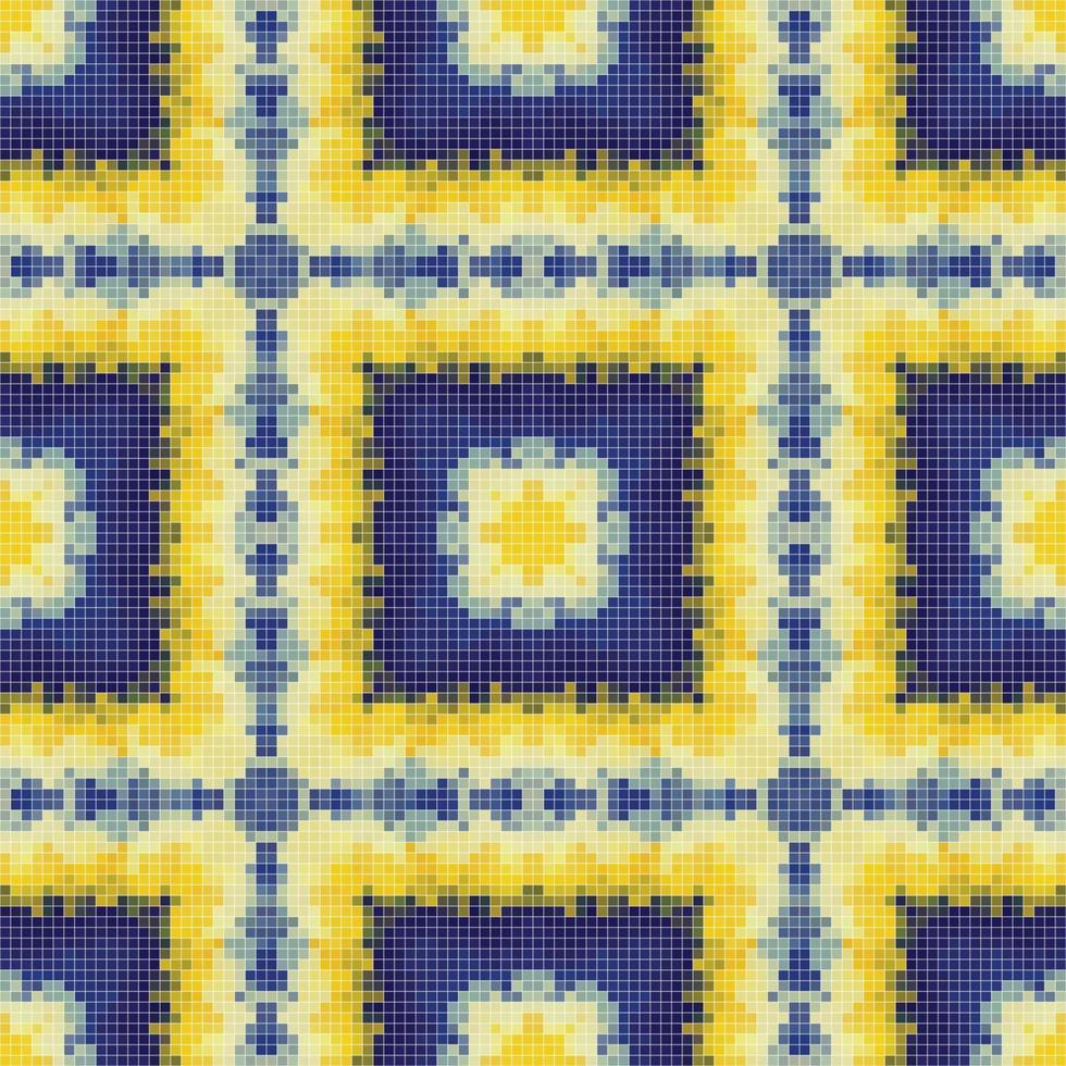 diseño de patrones sin fisuras de mosaico mediterráneo, diseño textil repetido. impresión de tela vector