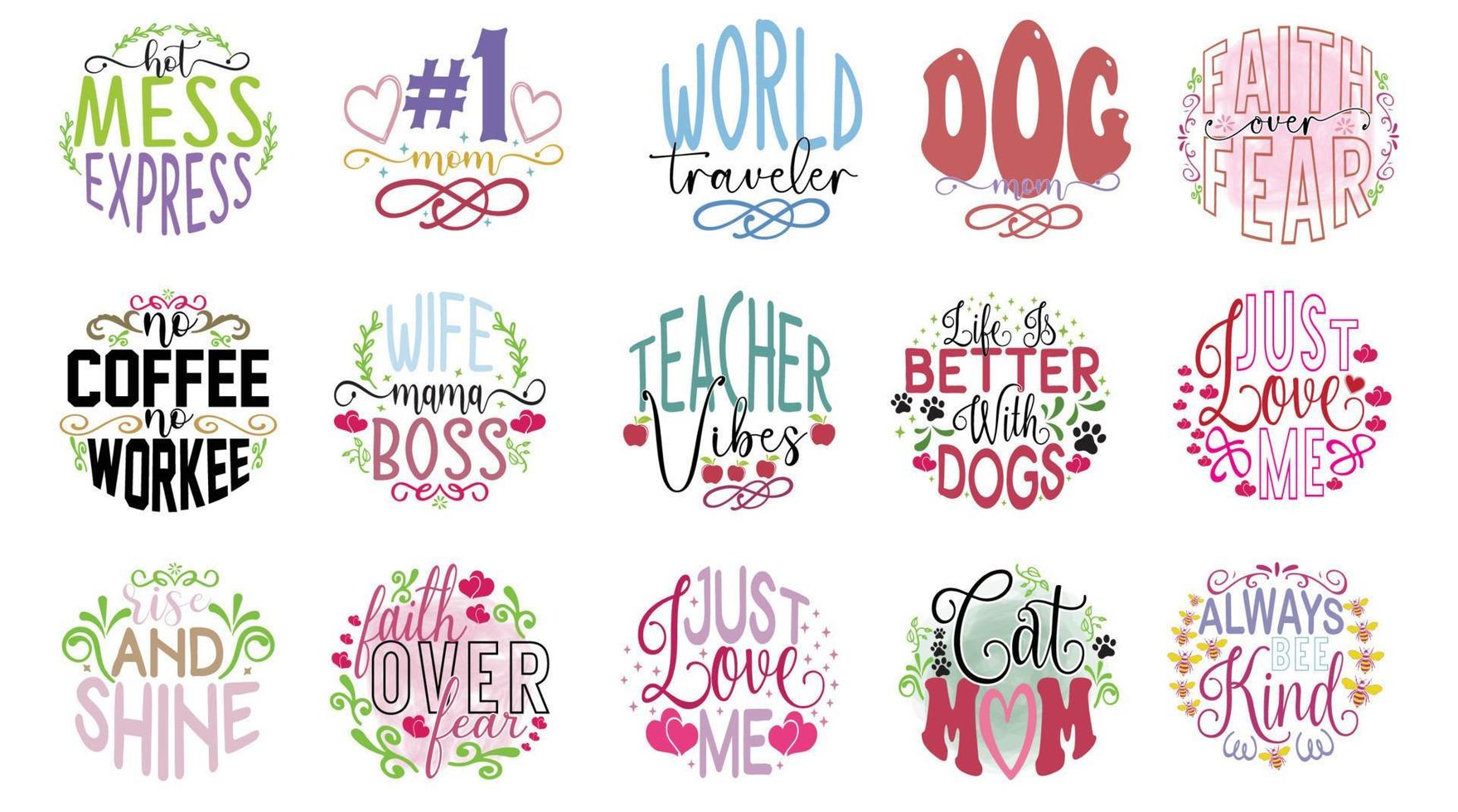 Keychain SVG Bundle vector